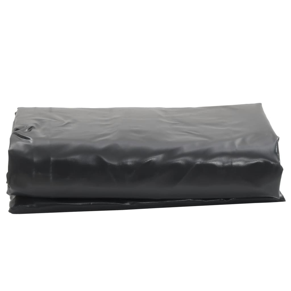 Vidaxl dekzeil 650 g m² 2,5x4,5 m zwart