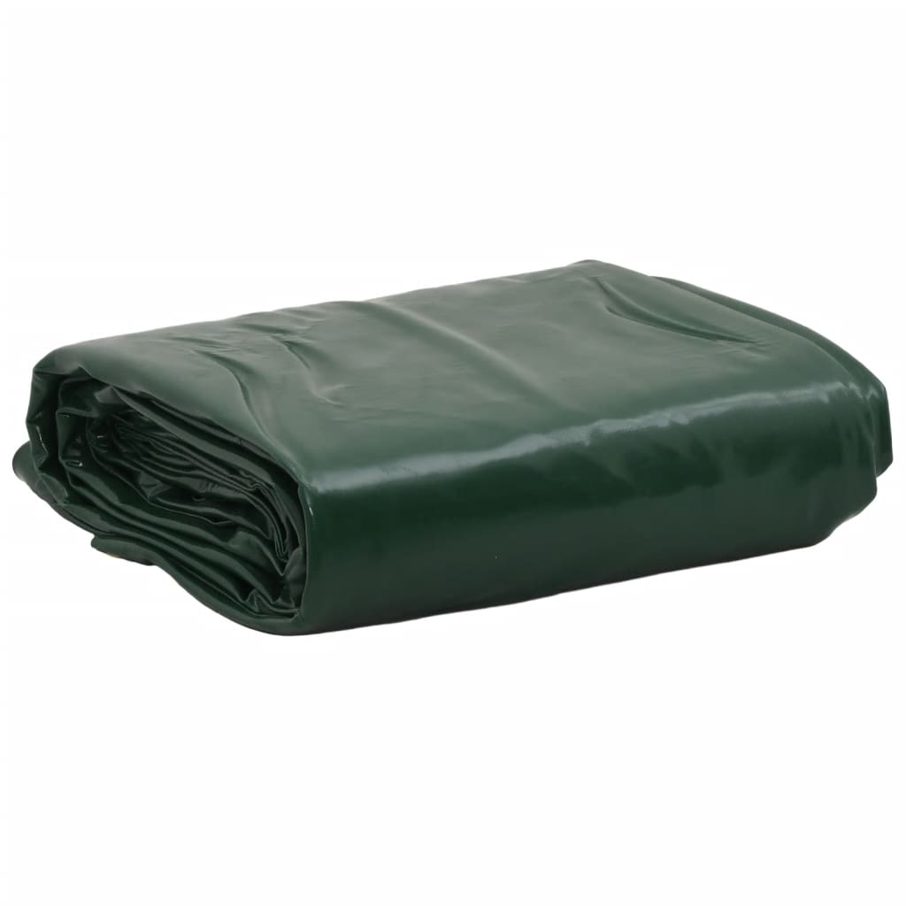 Vidaxl dekzeil 650 g m² ø 2,6 m groen