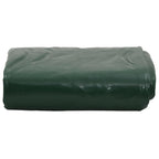 Vidaxl dekzeil 650 g m² ø 3 m groen