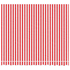 Vidaxl vervangingsdoek voor luifel gestreept 3x2,5 m rood en wit