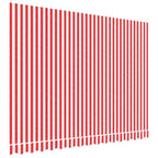 Vidaxl vervangingsdoek voor luifel gestreept 3,5x2,5 m rood en wit