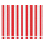 Vidaxl vervangingsdoek voor luifel gestreept 3,5x2,5 m rood en wit