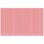 Vidaxl vervangingsdoek voor luifel gestreept 5x3 m rood en wit