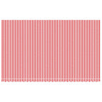 Vidaxl vervangingsdoek voor luifel gestreept 6x3,5 m rood en wit