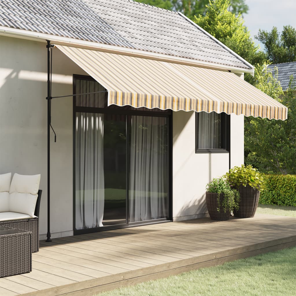Vidaxl vervangingsdoek voor luifel 400x350 cm polyester meerkleurig