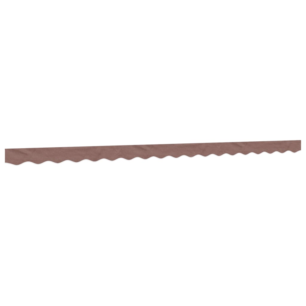 Vidaxl vervangingsdoek voor luifelrok gestreept 450 cm bruin