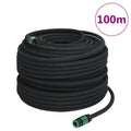 Vidaxl druppelslang 0,6'' 100 m rubber zwart