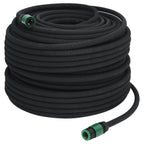Vidaxl druppelslang 0,6'' 100 m rubber zwart