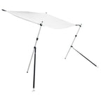 Vidaxl schaduwdoek t-top 170x208x(115-183) cm wit