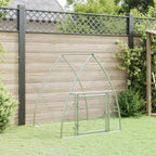 Vidaxl kippenhok 100x105x120 cm gegalvaniseerd staal zilverkleurig