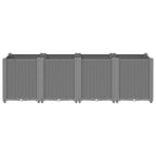 Vidaxl plantenbak 160x40x53 cm polypropeen lichtgrijs