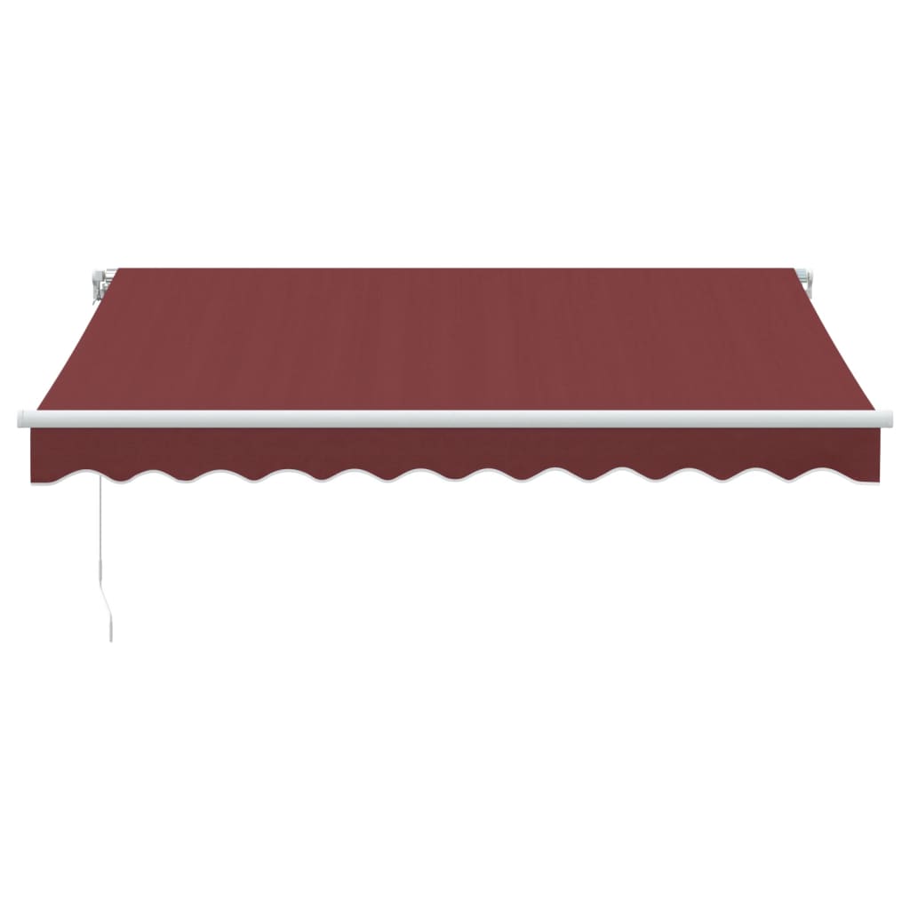 Vidaxl luifel handmatig uittrekbaar 300x250 cm bordeauxrood