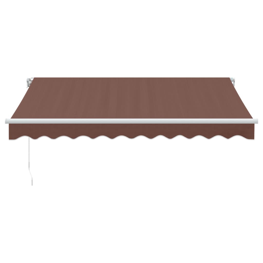 Vidaxl luifel handmatig uittrekbaar 300x250 cm bruin