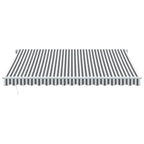 Vidaxl luifel handmatig uittrekbaar 400x300 cm antraciet en wit