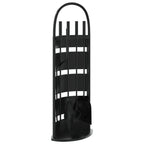 Vidaxl 5-delige openhaardgereedschapset 23x15x66 cm staal