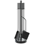 Vidaxl 5-delige openhaardgereedschapset 18x66 cm staal