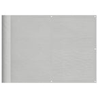 Vidaxl balkonscherm 75x300 cm 100% oxford polyester lichtgrijs