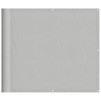 Vidaxl balkonscherm 90x300 cm 100% oxford polyester lichtgrijs