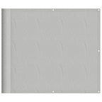Vidaxl balkonscherm 90x400 cm 100% oxford polyester lichtgrijs
