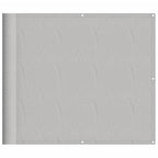 Vidaxl balkonscherm 90x500 cm 100% oxford polyester lichtgrijs