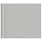 Vidaxl balkonscherm 90x600 cm 100% oxford polyester lichtgrijs