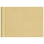 Vidaxl balkonscherm 75x800 cm 100% oxford polyester zandkleurig