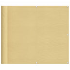 Vidaxl balkonscherm 90x400 cm 100% oxford polyester zandkleurig