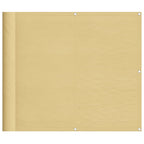 Vidaxl balkonscherm 90x500 cm 100% oxford polyester zandkleurig
