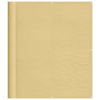 Vidaxl balkonscherm 120x300 cm 100% oxford polyester zandkleurig