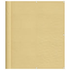 Vidaxl balkonscherm 120x1000 cm 100% oxford polyester zandkleurig