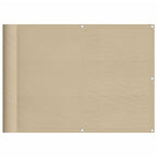 Vidaxl balkonscherm 75x700 cm 100% oxford polyester beige