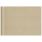 Vidaxl balkonscherm 75x800 cm 100% oxford polyester beige
