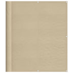Vidaxl balkonscherm 120x1000 cm 100% oxford polyester beige