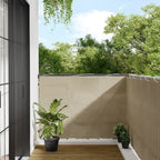 Vidaxl balkonscherm 120x1000 cm 100% oxford polyester beige