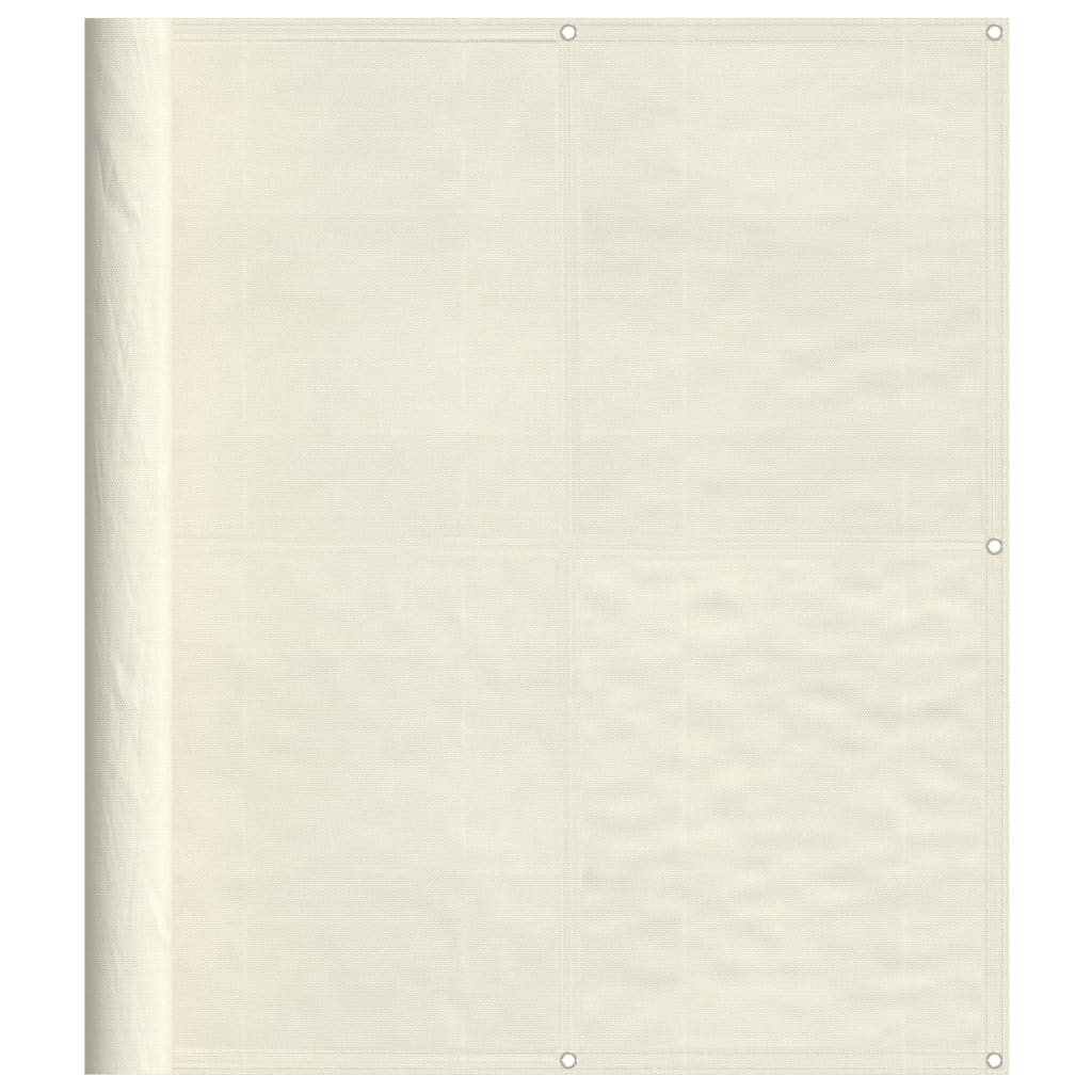 Vidaxl balkonscherm 120x700 cm 100% oxford polyester crèmekleurig