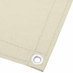 Vidaxl balkonscherm 120x700 cm 100% oxford polyester crèmekleurig