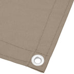 Vidaxl balkonscherm 120x800 cm 100% oxford polyester taupe