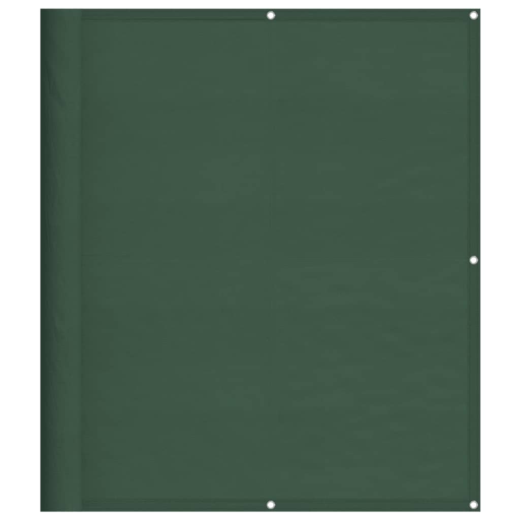 Vidaxl balkonscherm 120x800 cm 100% oxford polyester donkergroen