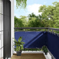 Vidaxl balkonscherm 75x800 cm 100% oxford polyester blauw