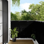 Vidaxl balkonscherm 120x1000 cm 100% oxford polyester zwart