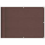 Vidaxl balkonscherm 75x700 cm 100% oxford polyester bruin