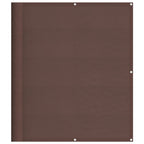 Vidaxl balkonscherm 120x700 cm 100% oxford polyester bruin