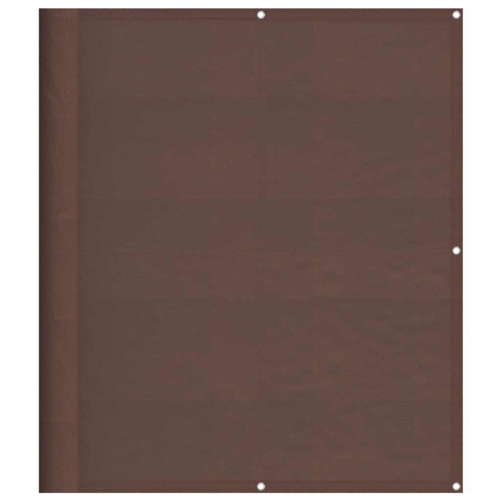 Vidaxl balkonscherm 120x700 cm 100% oxford polyester bruin