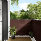 Vidaxl balkonscherm 120x700 cm 100% oxford polyester bruin