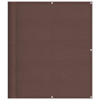 Vidaxl balkonscherm 120x800 cm 100% oxford polyester bruin