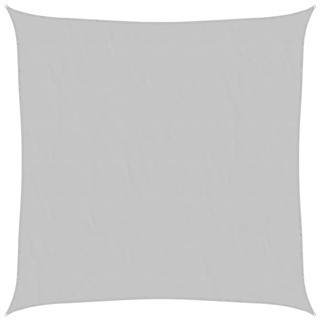 Vidaxl zonnezeil 2,5x2,5 m 100% polyester oxford lichtgrijs