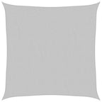 Vidaxl zonnezeil 2,5x2,5 m 100% polyester oxford lichtgrijs