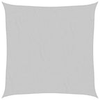 Vidaxl zonnezeil 4x4 m 100% polyester oxford lichtgrijs