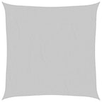 Vidaxl zonnezeil 7x7 m 100% polyester oxford lichtgrijs
