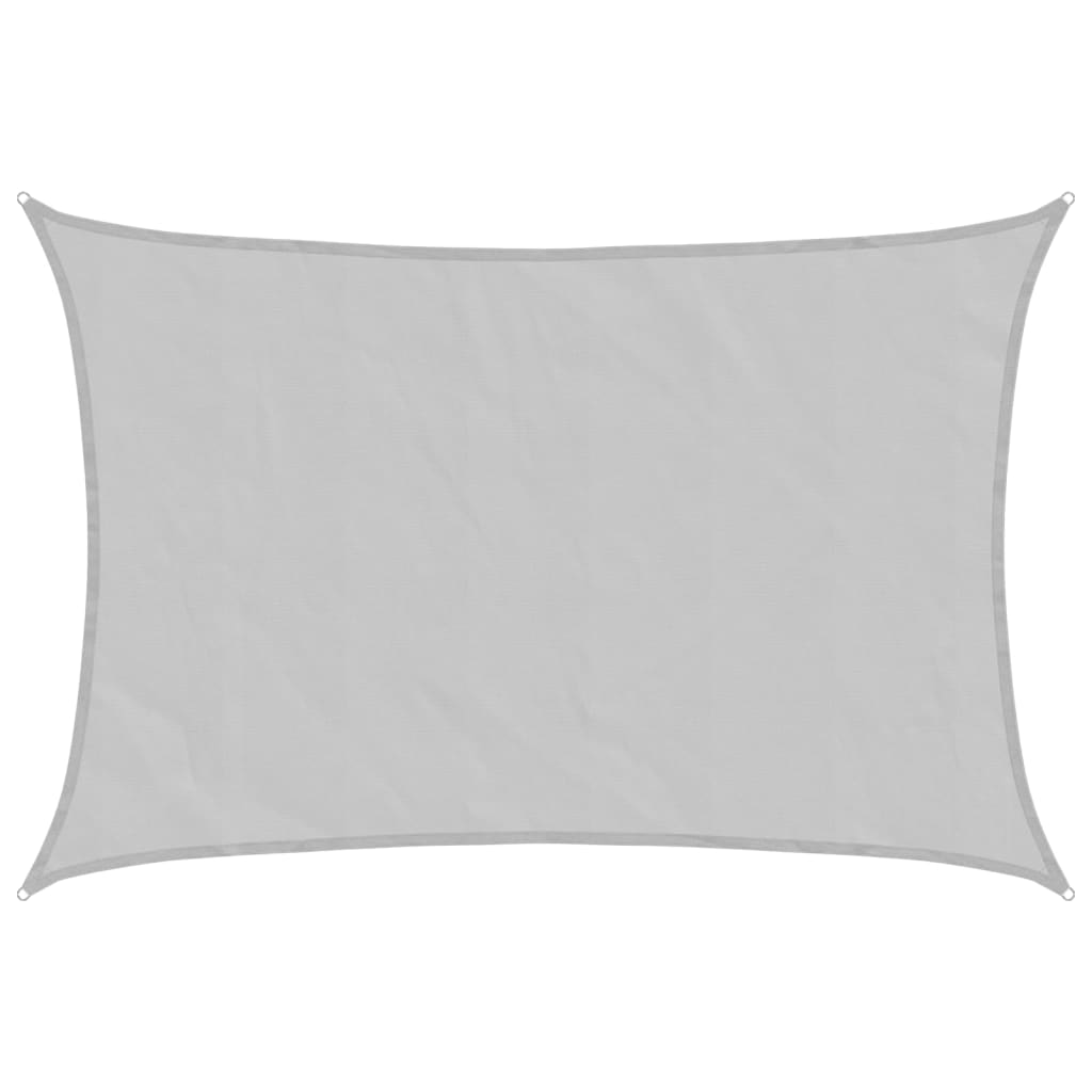 Vidaxl zonnezeil 3x2 m 100% polyester oxford lichtgrijs